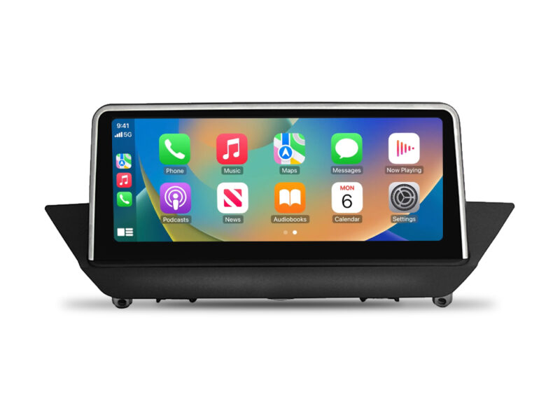 10.25" Trådlös Apple CarPlay + Android auto för BMW X1 E84 2009-2015