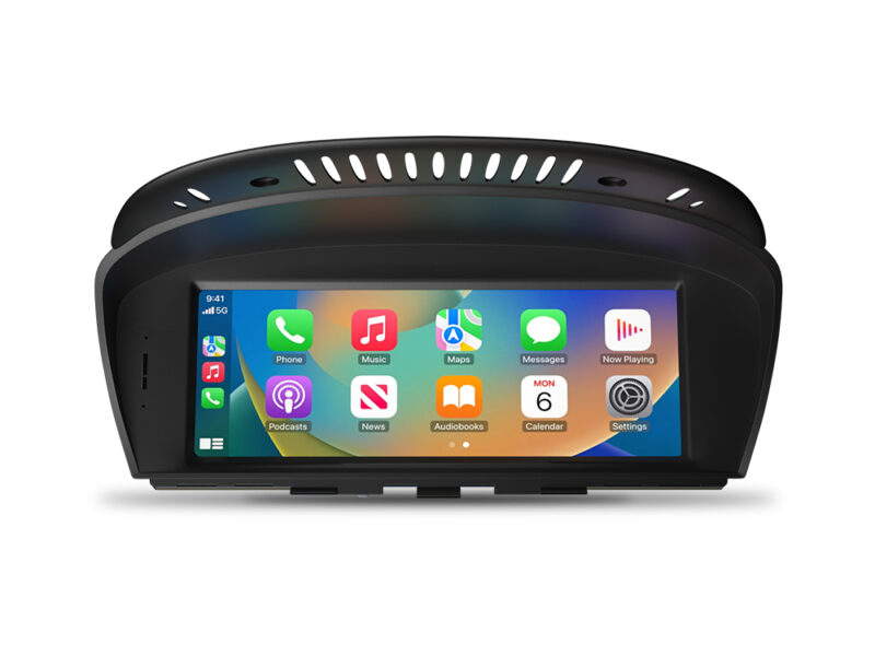 8.8" Trådlös Apple CarPlay + Android auto för BMW 3 & 5 Serie E60 E61 E63 E64 M5 E90 E91 E92 E93 M3