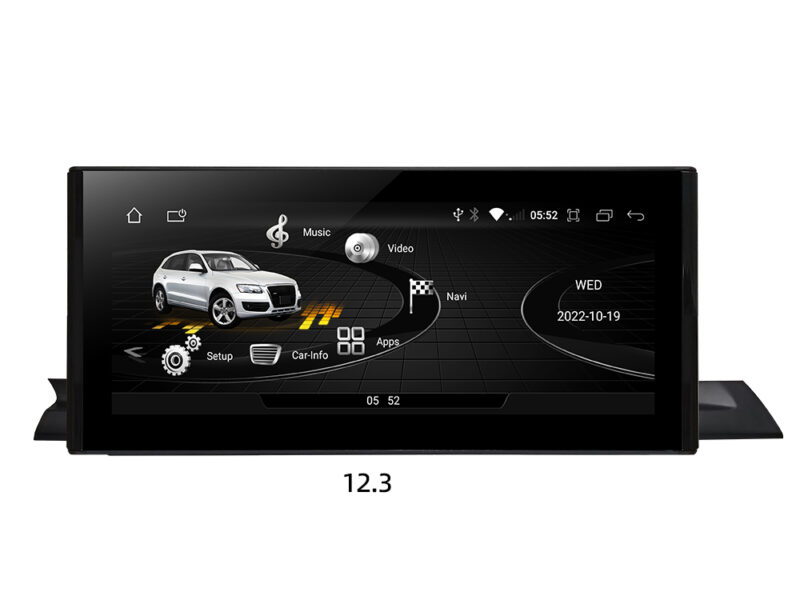 12.3"/10.25" Android 11 Skärm till Audi A4 2017-