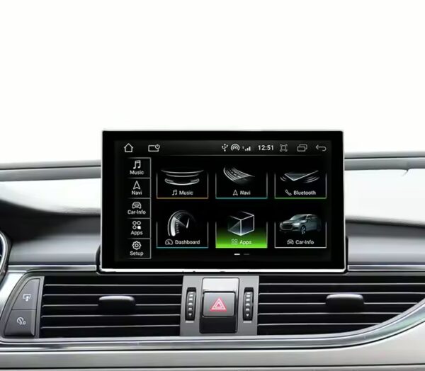 9" Android 14 Skärm till Audi A6 A7 2012-2018